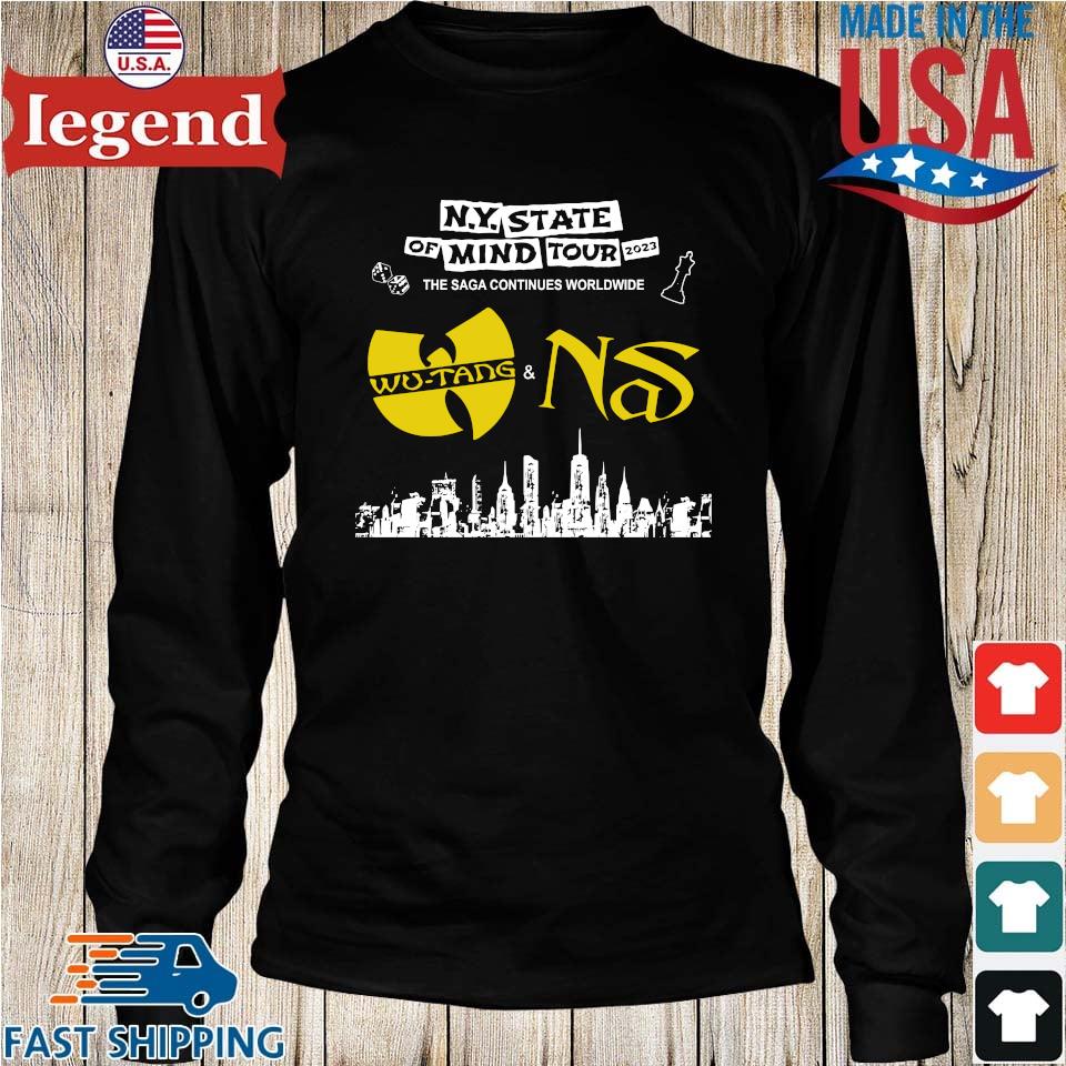 Wu Tang Clan And Nas N.Y State Of Mind Tour 2023 Baseball Jersey Shirt  Custom Number And Name - Banantees