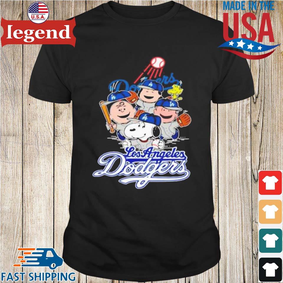 Los Angeles Dodgers Rucker Collection Distressed Rock T-Shirt