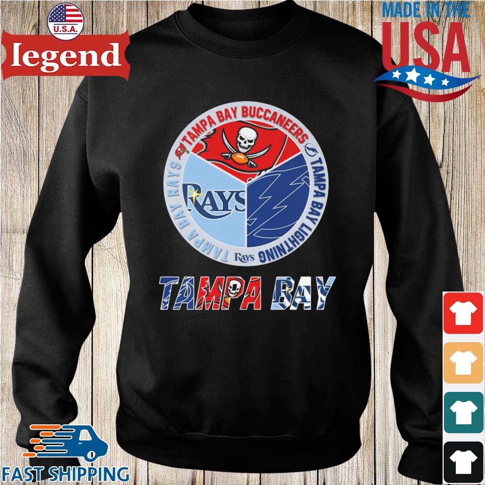 Tampa Bay Lighting Rays Buccaneers logo 2023 shirt, hoodie, sweater and  long sleeve