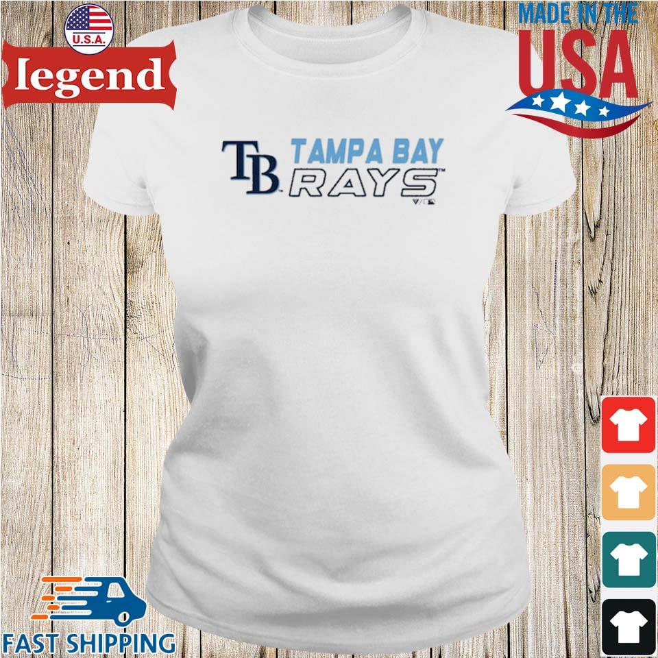 Women's Levelwear White Tampa Bay Rays Birch Chase T-Shirt Size: Small