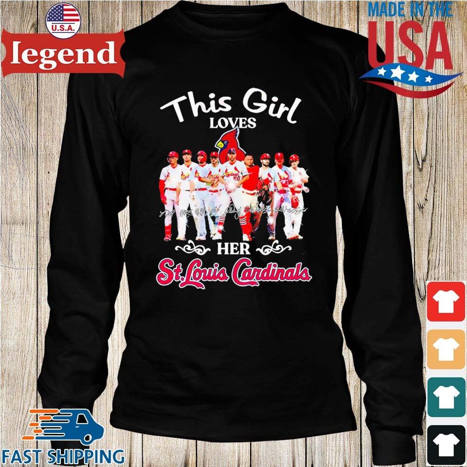 2023 This girl loves her St. Louis Cardinals shirt, hoodie