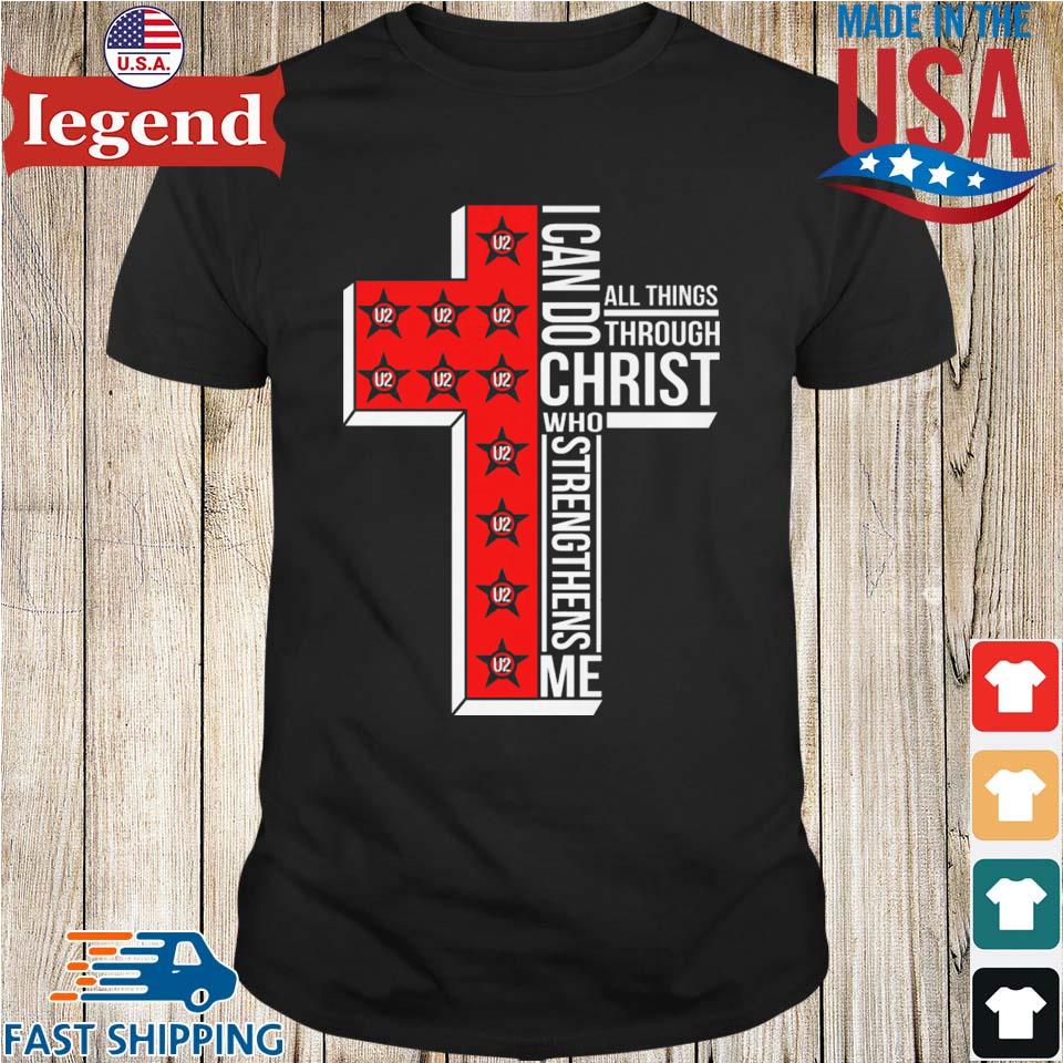 Cross Los Angeles Lakers I Can Do Christ Who Strengthens Me All Things  Through shirt, hoodie, sweater, long sleeve and tank top