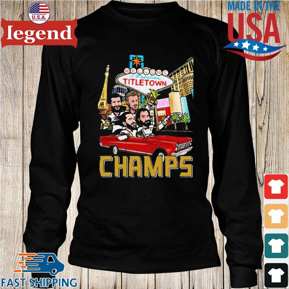 Official Vegas golden knights welcome to fabulous titletown vegas champions  shirt, hoodie, sweater, long sleeve and tank top