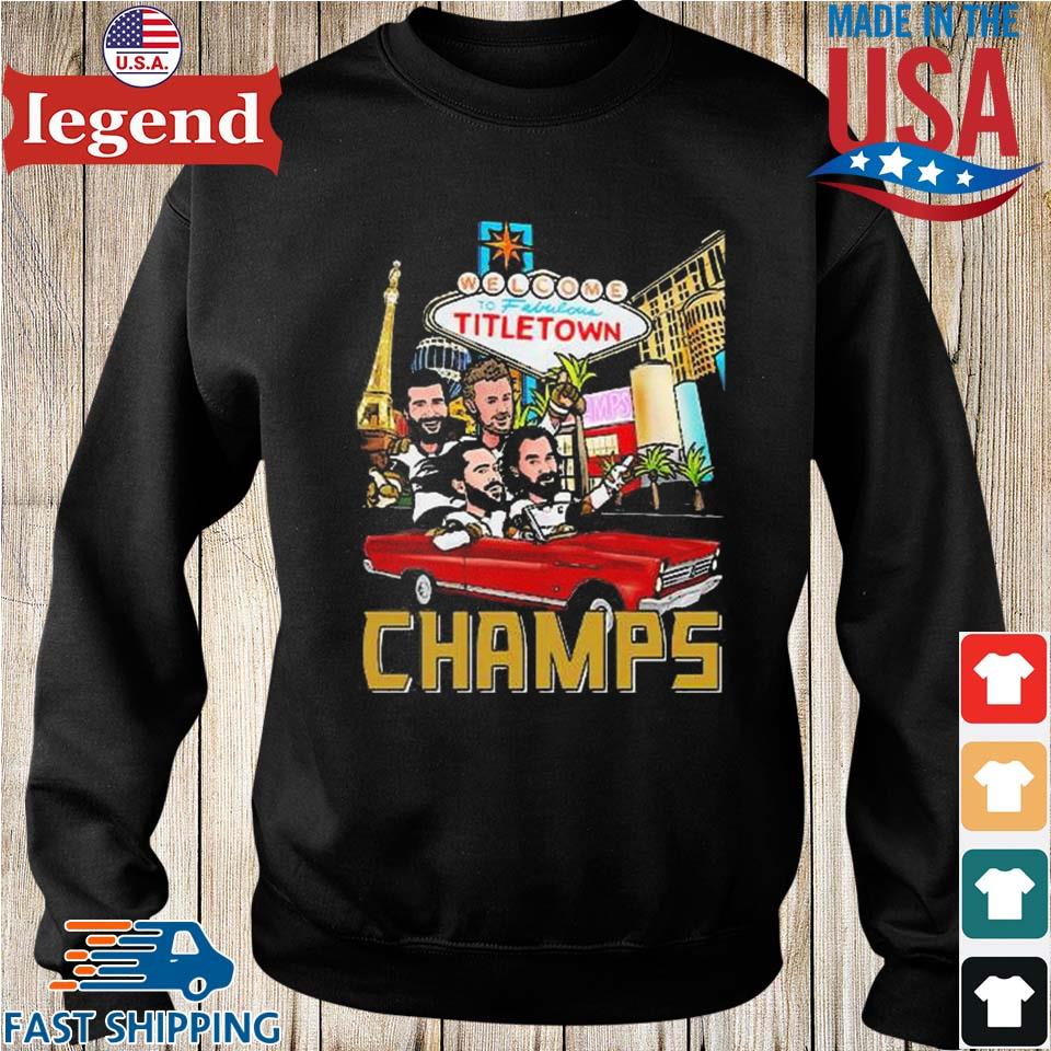 Vegas Golden Knights Welcome To Titletown Champs 2023 Shirt