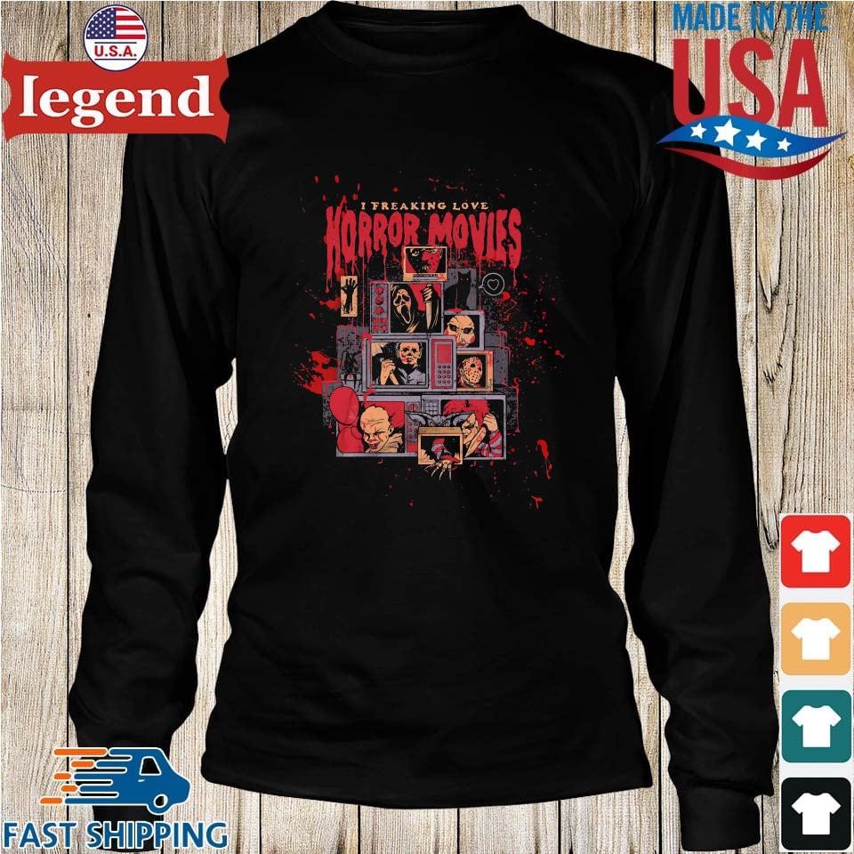 Official I Freaking Love Horror Movies 2023 T-shirt,Sweater