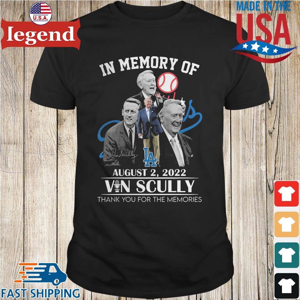 Official in Memory Of Vin Scully Memories T Shirt, hoodie, sweater