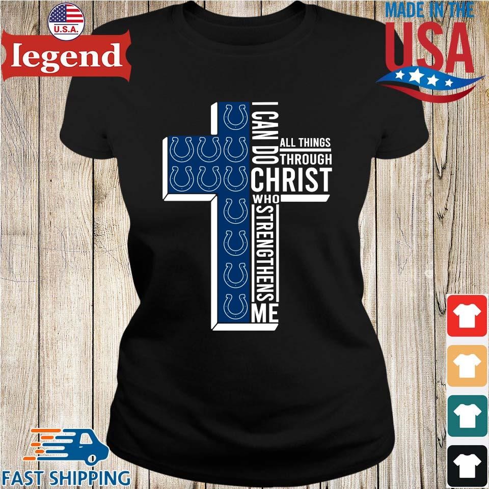 Original Indianapolis Colts Cross I Can Do Christ Who Strengthens