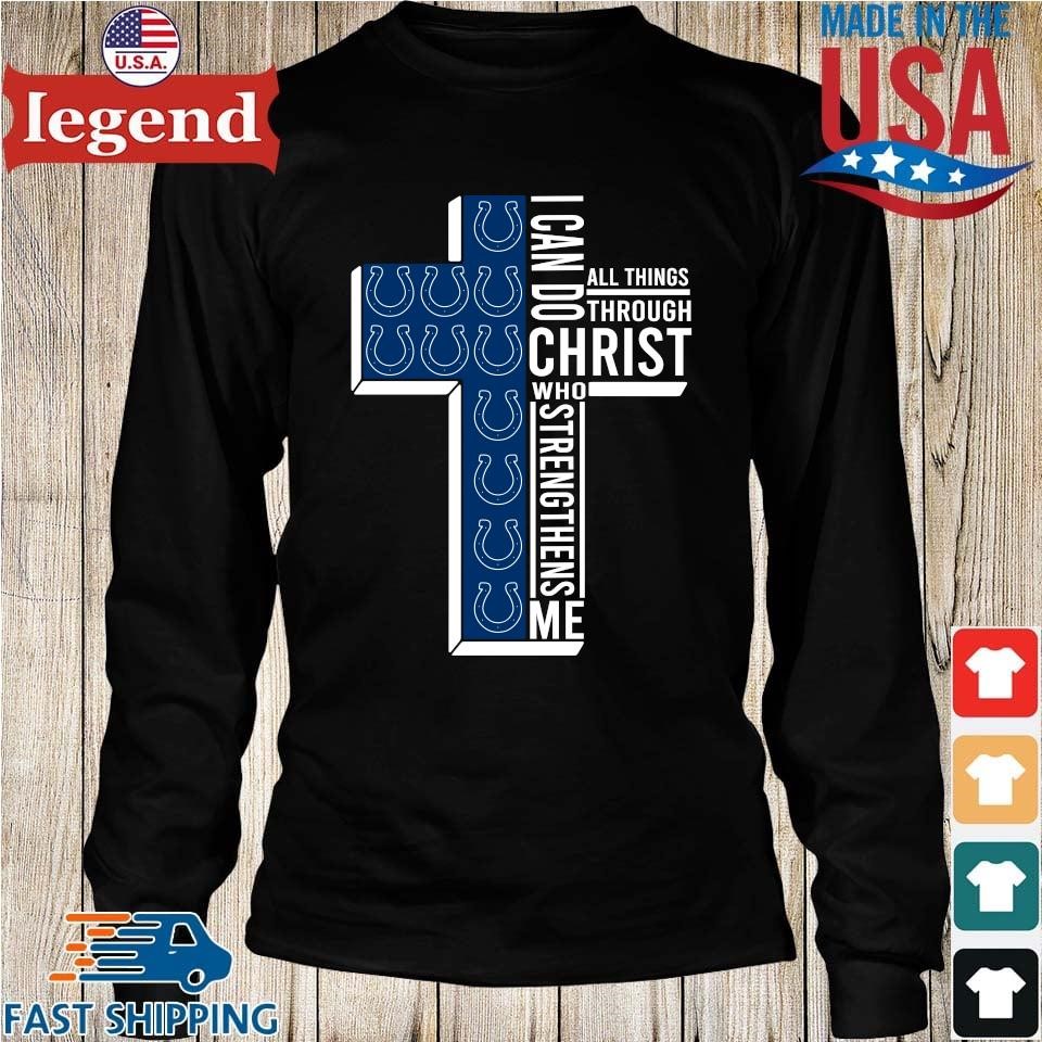 Original Indianapolis Colts Cross I Can Do Christ Who Strengthens