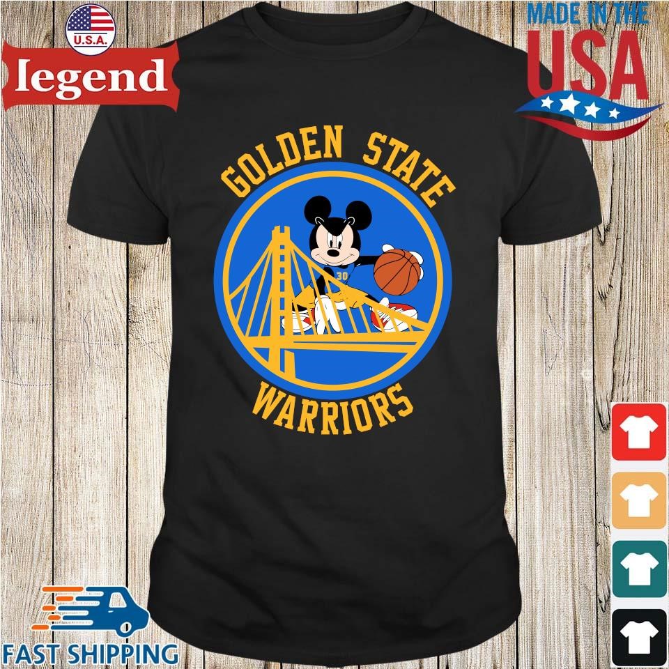 Original Mickey Mouse Basketball Golden State Warrior Logo 2023 T