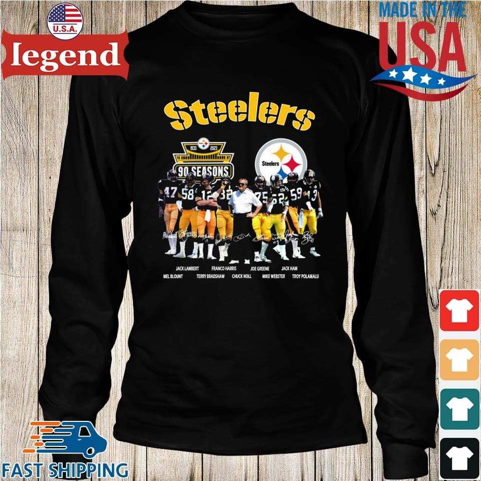 1933-2023 Pittsburgh Steelers 90th Anniversary Thank You For The