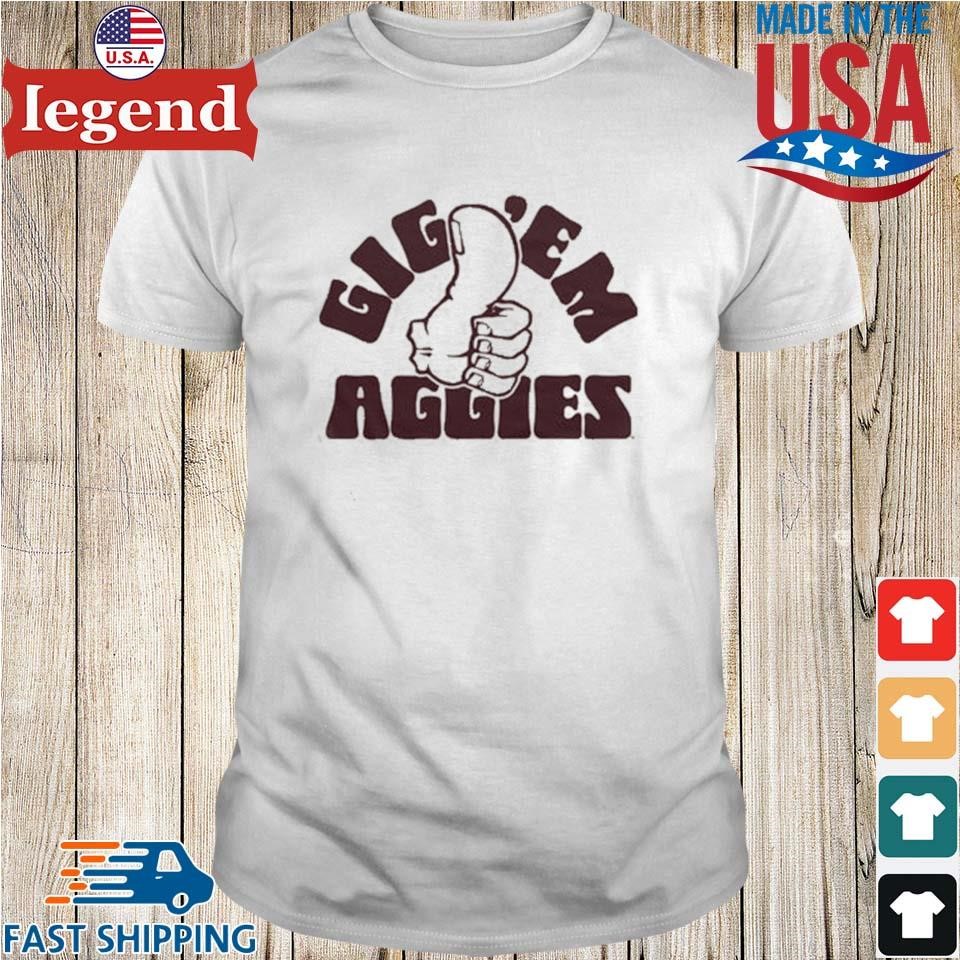Texas A&m Gig 'em Aggies 2023 T-shirt,Sweater, Hoodie, And Long Sleeved,  Ladies, Tank Top