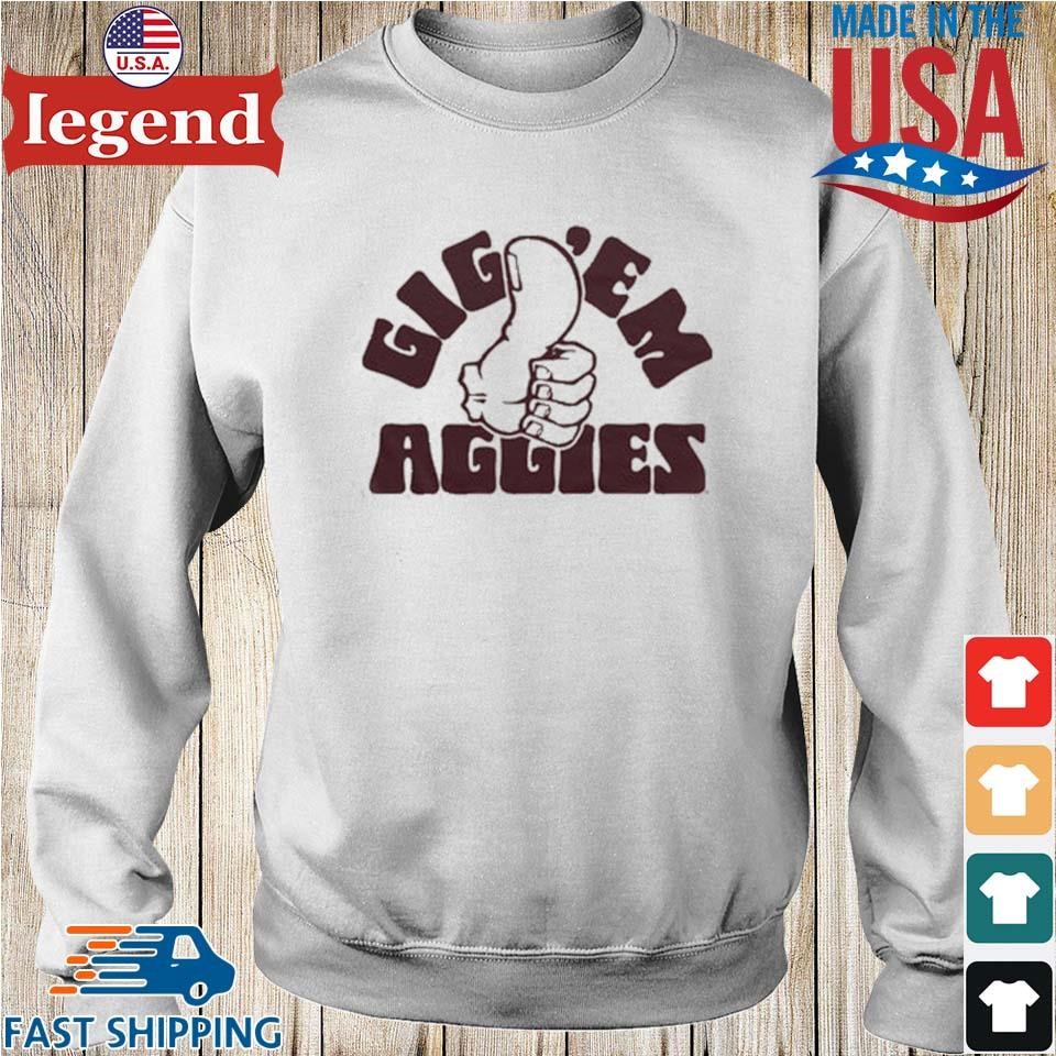 Texas A&m Gig 'em Aggies 2023 T-shirt,Sweater, Hoodie, And Long Sleeved,  Ladies, Tank Top