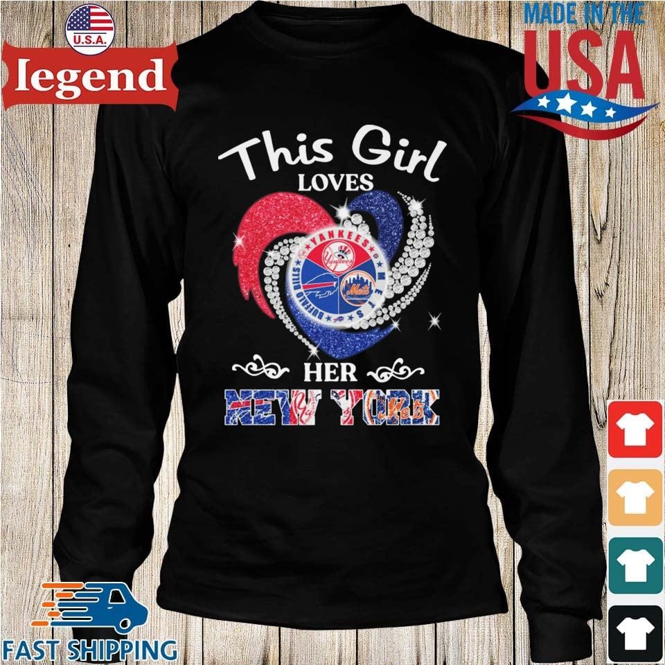 Heart This Girl Love New York Mets Shirt, hoodie, sweater, long