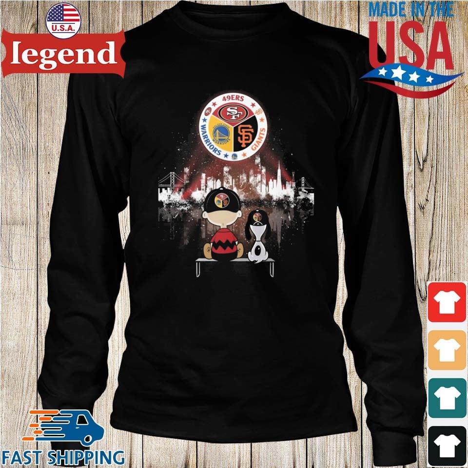 San Francisco 49ers Warriors Giants teams logo 2023 T-shirt