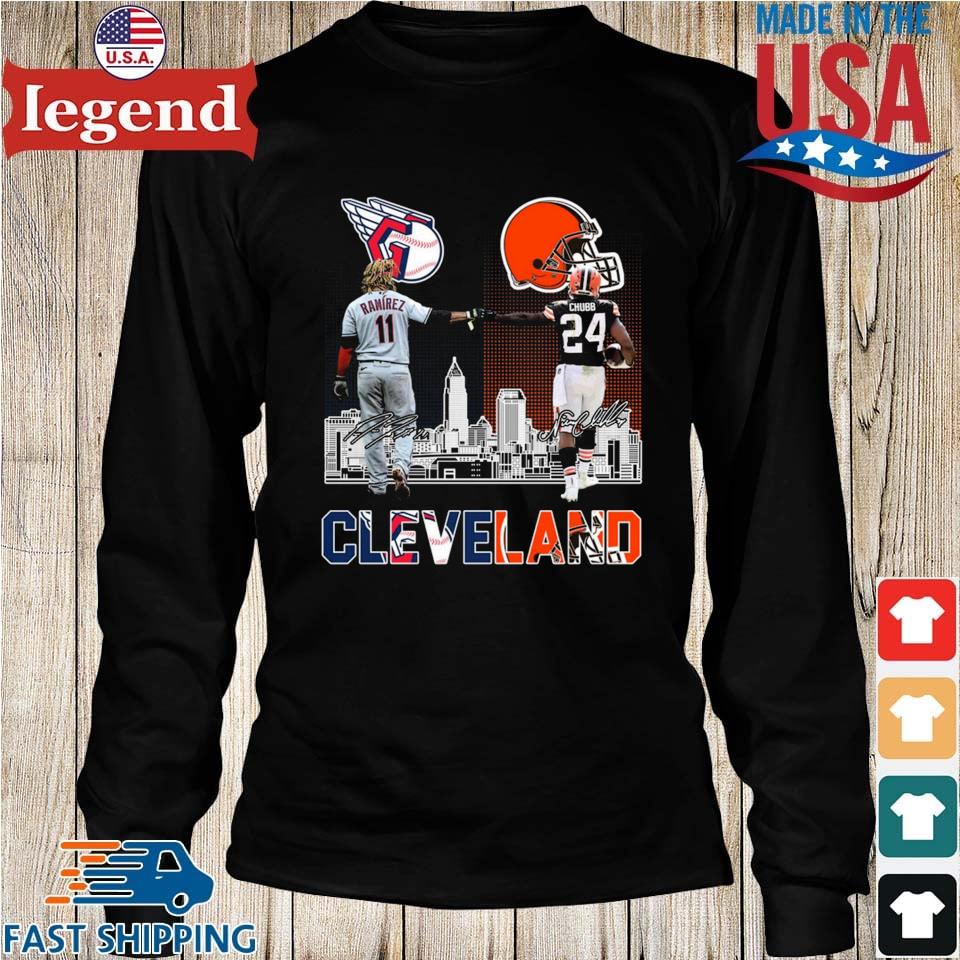 Cleveland Browns Chubb And Guardians Ramirez City Champion Signatures Shirt  - Dalatshirt