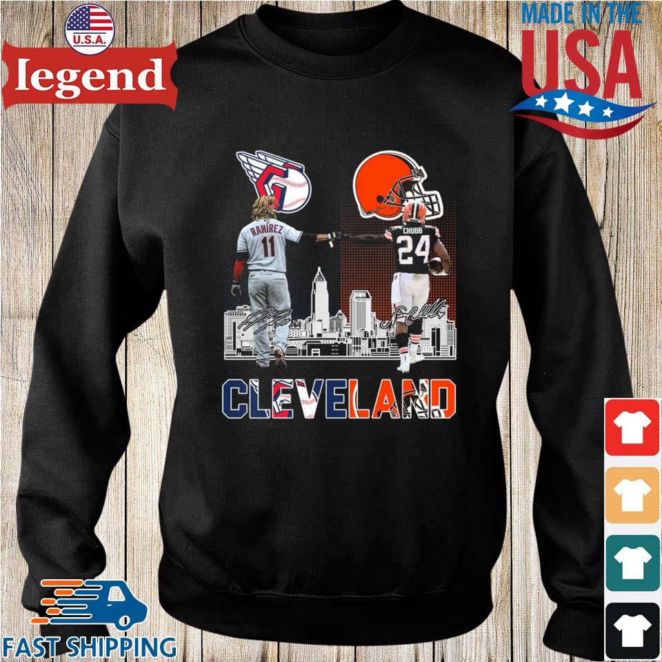 Cleveland Browns Chubb And Guardians Ramirez City Champion T Shirt