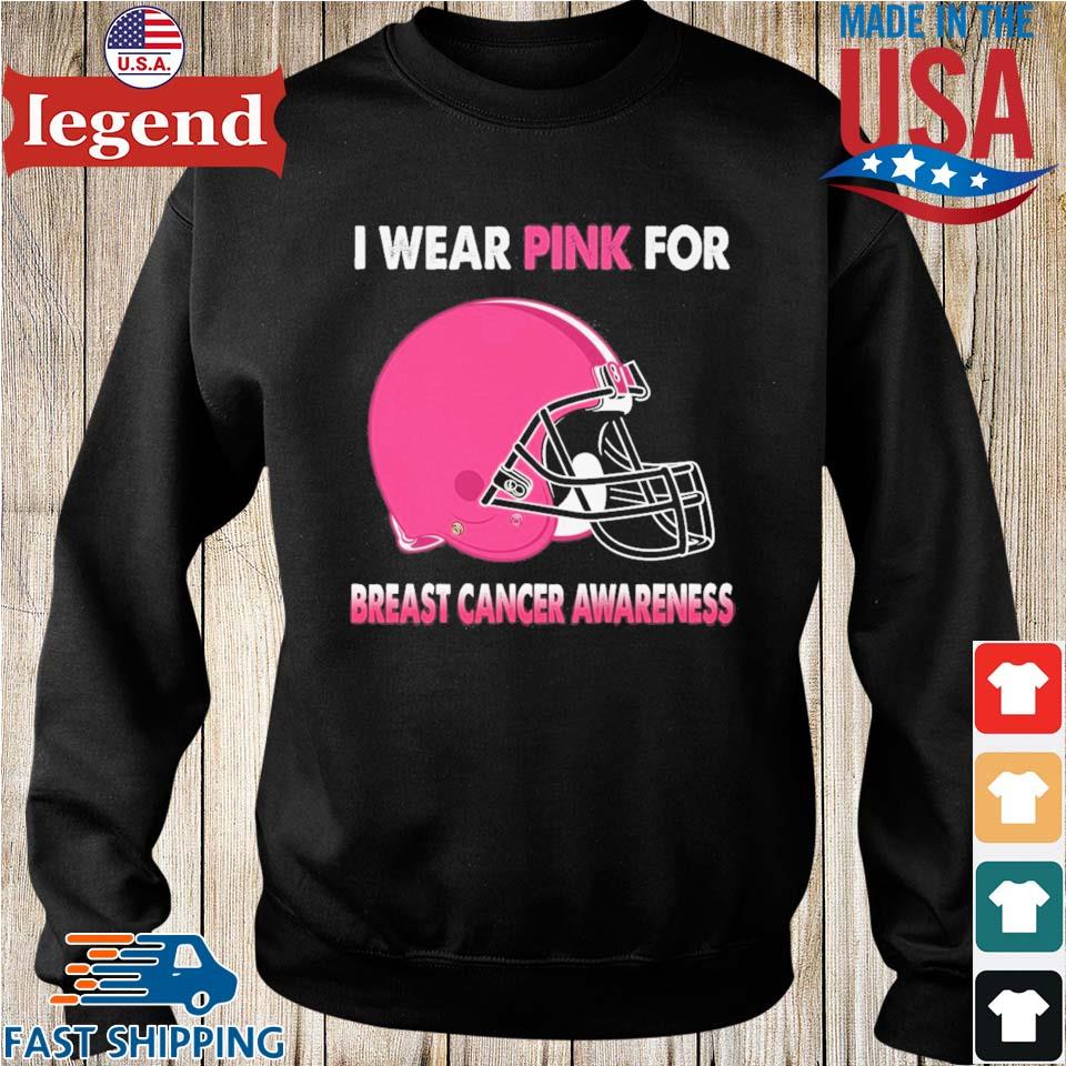 Cleveland Browns I Wear Pink For Breast Cancer Awareness 2023 T