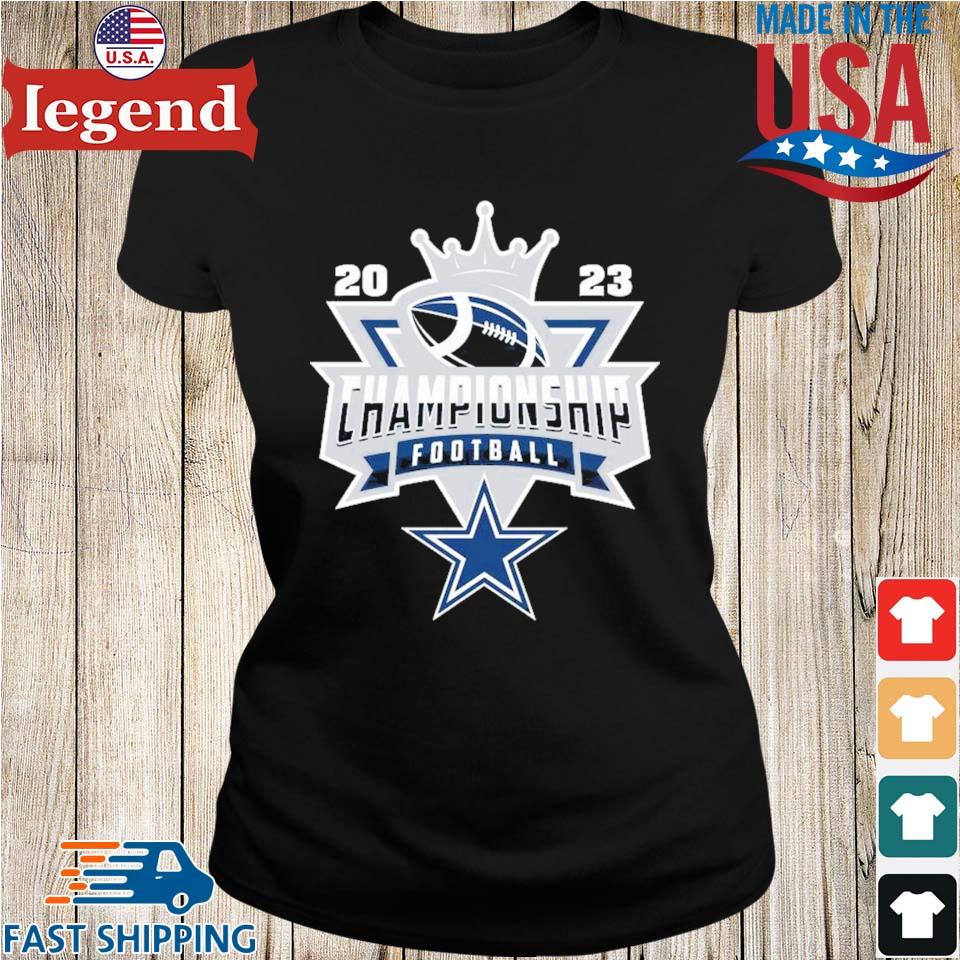 Official Dallas Cowboys Football NFL 2023 championship crown logo T-shirt,  hoodie, tank top, sweater and long sleeve t-shirt