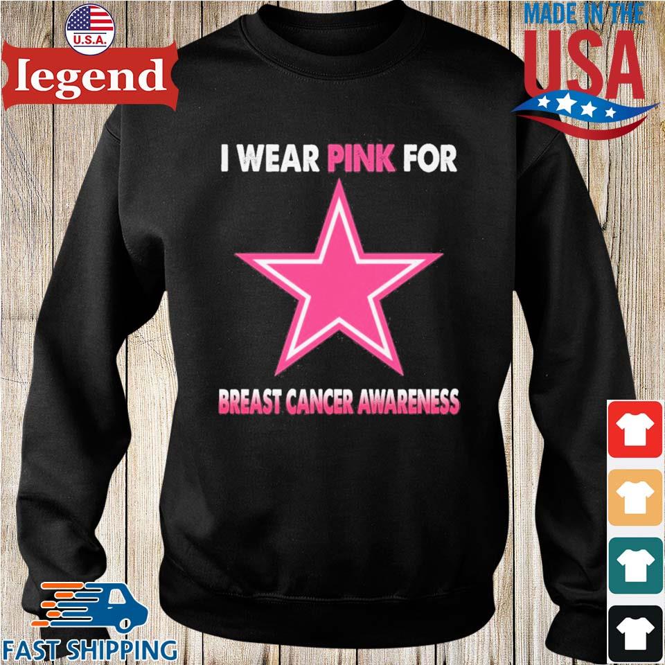 Dallas Cowboys I Wear Pink For Breast Cancer Awareness 2023 T