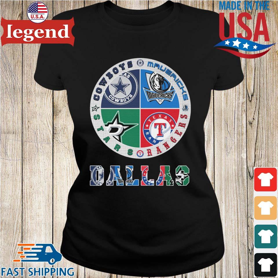 Official dallas Cowboys Mavericks Stars And Rangers logo Shirt, hoodie,  sweater, long sleeve and tank top