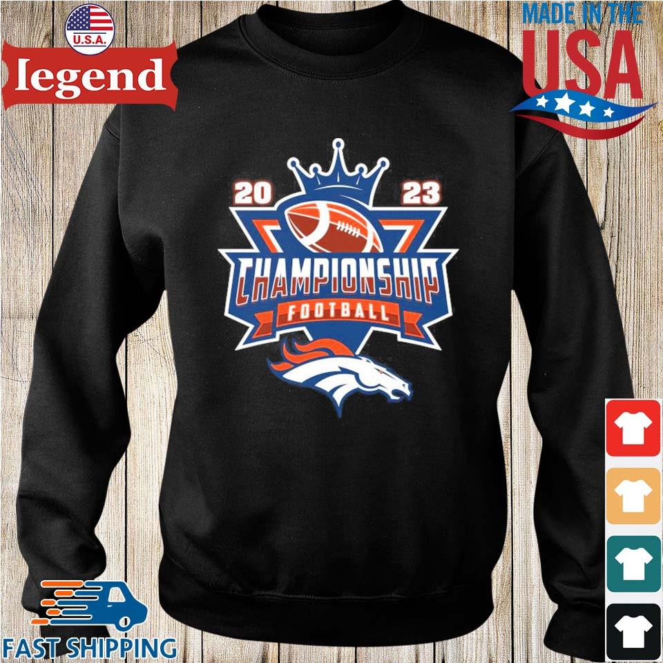 Denver Broncos NFL Champions Football 2023 logo shirt, hoodie, sweater,  long sleeve and tank top