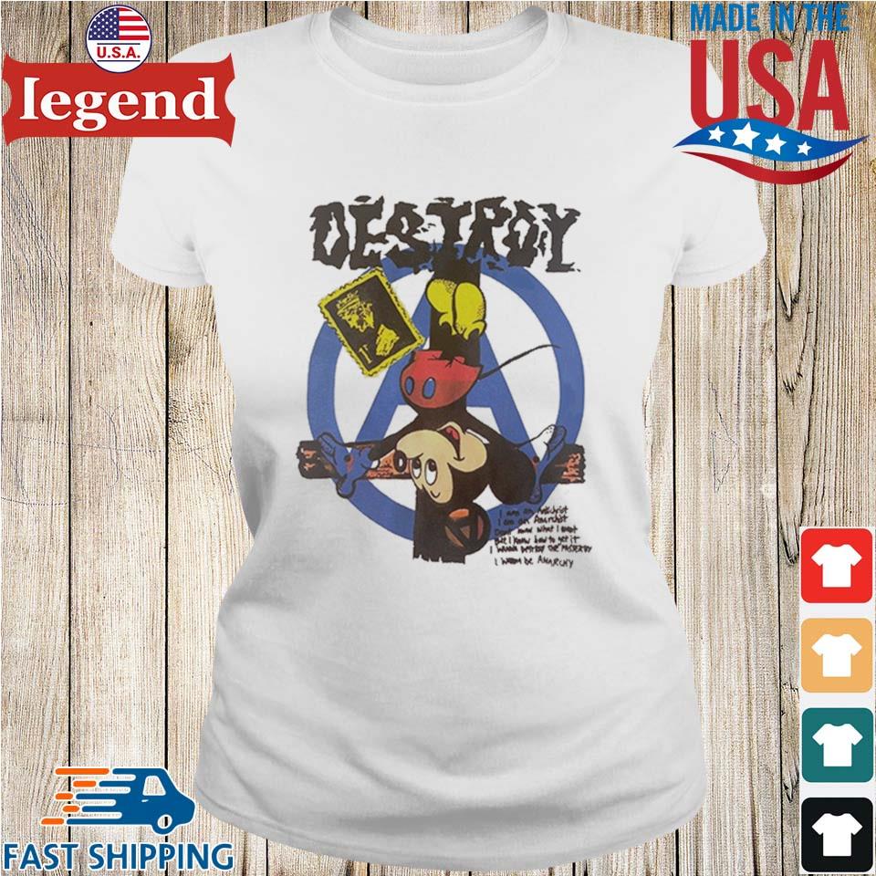 Destroy Crucified Mickey Mouse Seditionaries 2023 T-shirt,Sweater