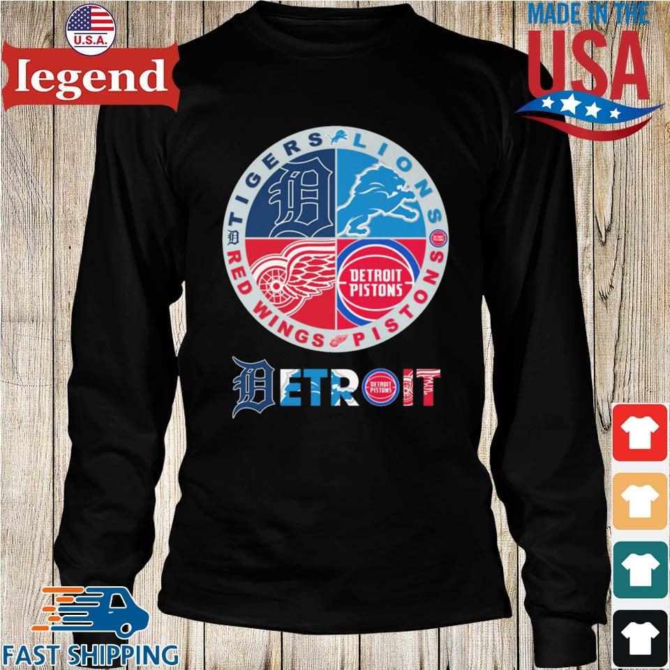 Detroit tigers lions pistons red wings Tiny Michigan Heart Shape T-shirt,  hoodie, sweater, long sleeve and tank top