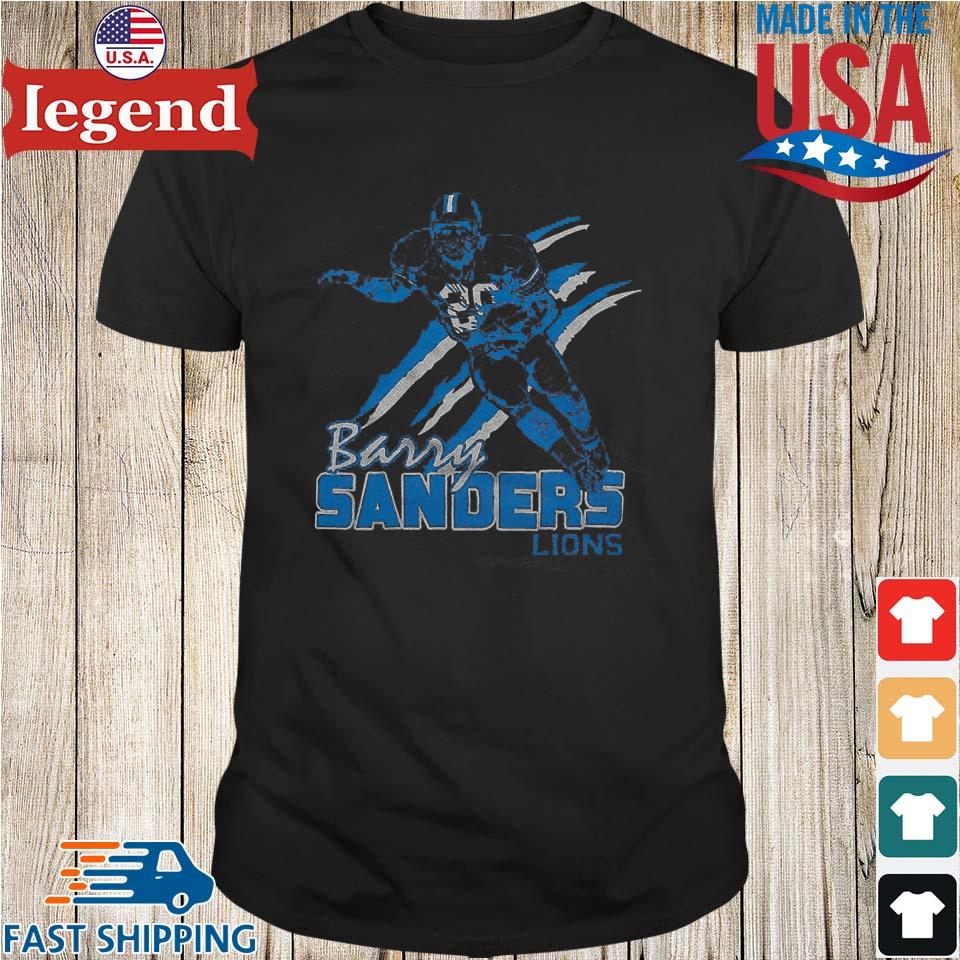 barry sanders jersey shirt