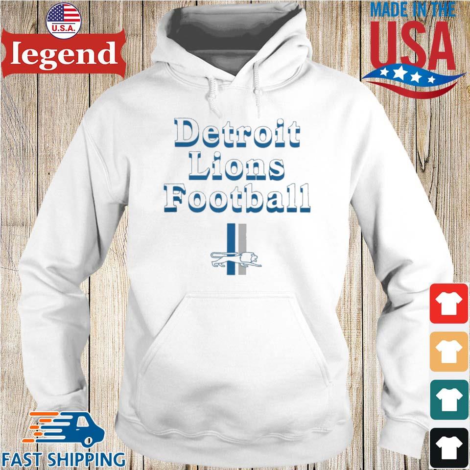 Detroit Lions Sweatshirt Hoodie Football T-Shirt in 2023