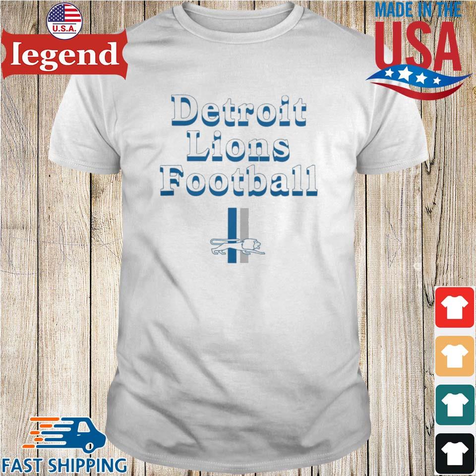 Detroit Lions Nfl X Darius Rucker Collection Logo Football T-shirt,Sweater,  Hoodie, And Long Sleeved, Ladies, Tank Top