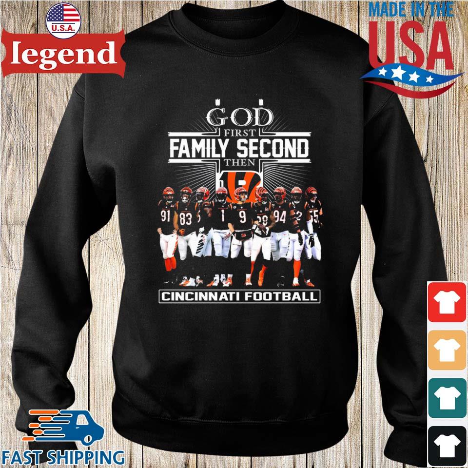 God First Family Second The Cincinnati BenGals Shirt