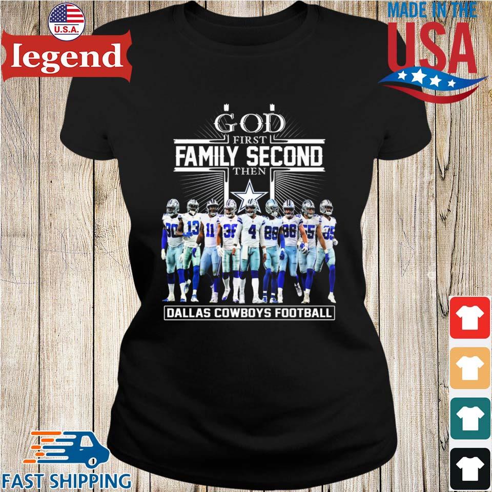 God First Family Second Then Cowboys Football Unisex T-Shirt