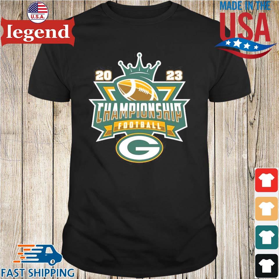 Green Bay Packers Football Nfl 2023 Championship Crown Logo shirt