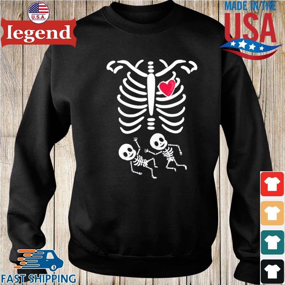 Costume Skeleton Shirt Unisex Skeleton T-shirt Halloween 