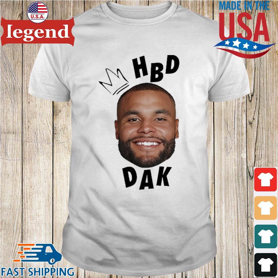 Hbd Dak Prescott Dallas Cowboys T-shirt,Sweater, Hoodie, And Long