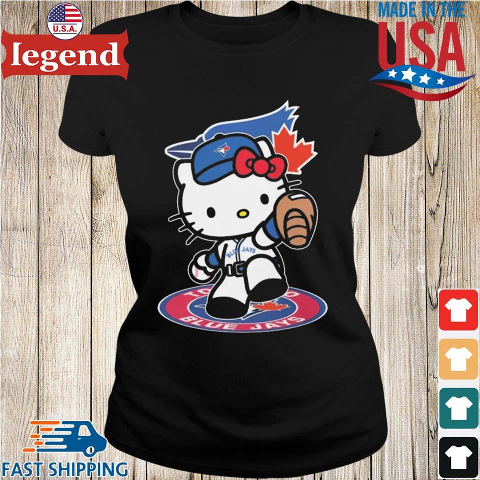 Official hello Kitty Player Toronto Blue Jays Baseball T Shirt