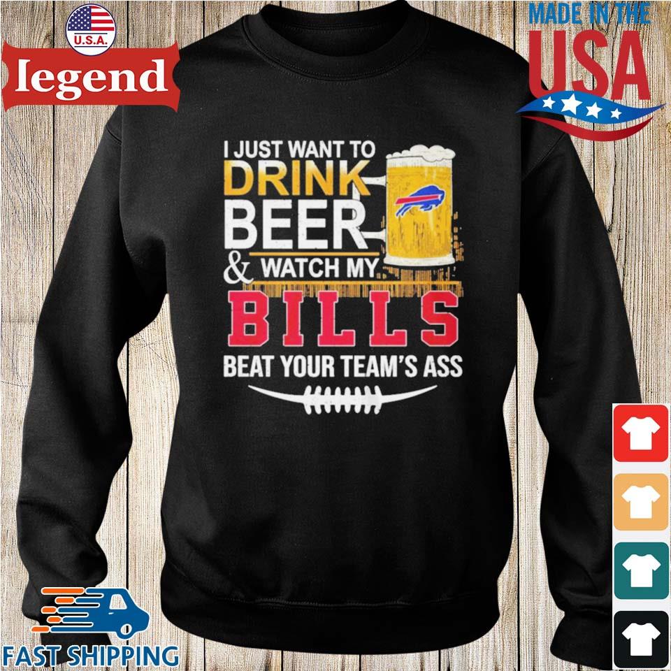 Funny Buffalo Bills This Team Mahes me Drink shirt, hoodie, sweater, long  sleeve and tank top