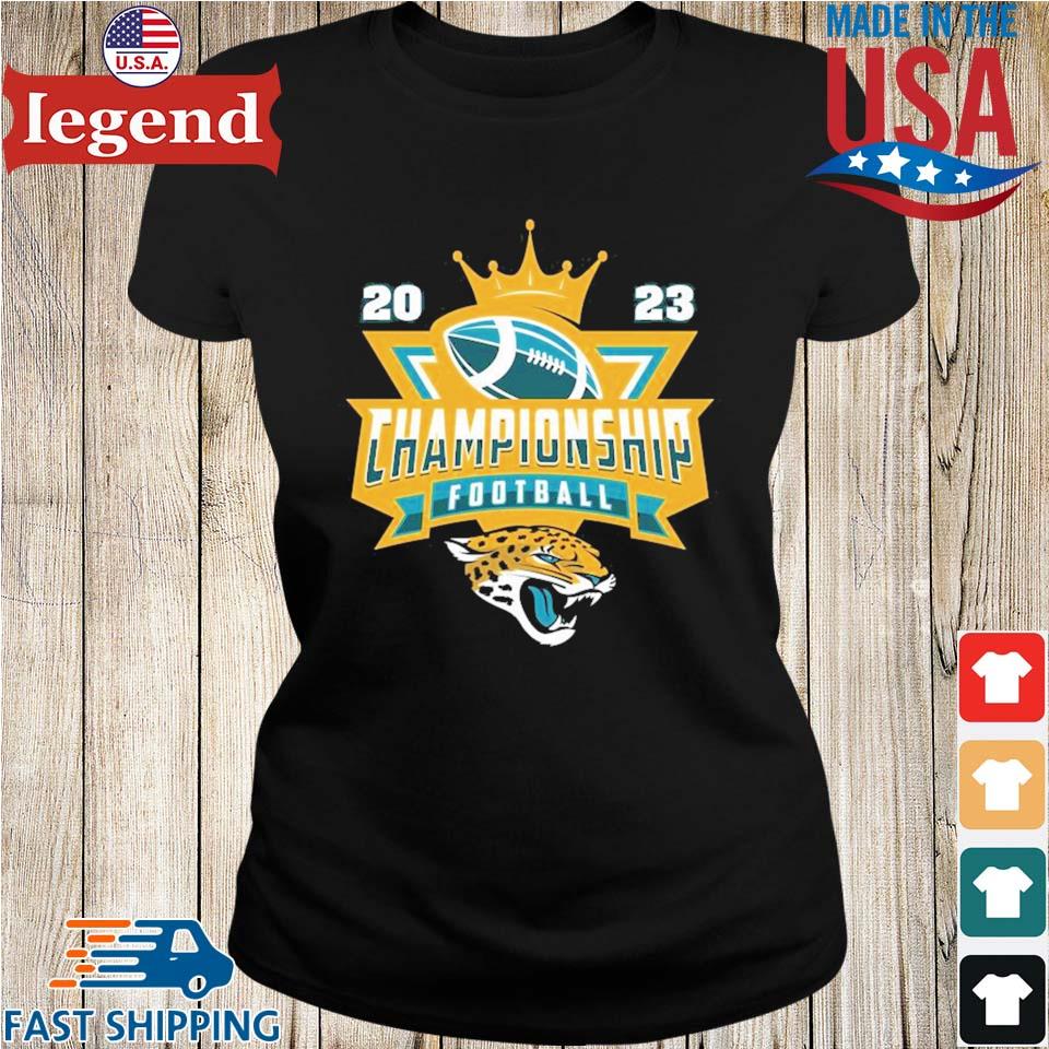 Jacksonville Jaguars Football Nfl 2023 Championship Crown Logo T-shirt,Sweater,  Hoodie, And Long Sleeved, Ladies, Tank Top