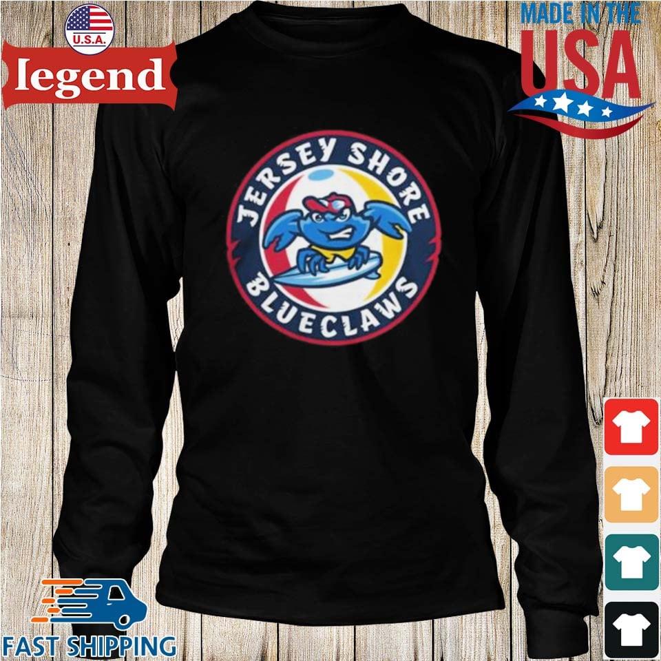 Jersey Shore Blueclaws Primary Logo shirt, hoodie, longsleeve