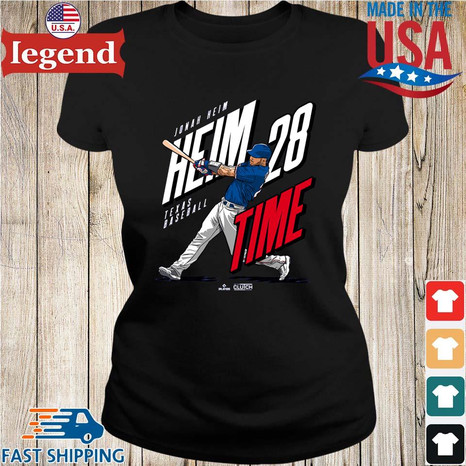 Jonah Heim Texas Rangers Heim Time number 28 2023 shirt, hoodie, sweater,  long sleeve and tank top