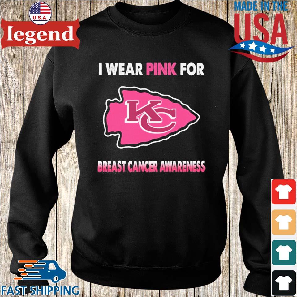 Kansas City Chiefs I Wear Pink For Breast Cancer Awareness Shirt