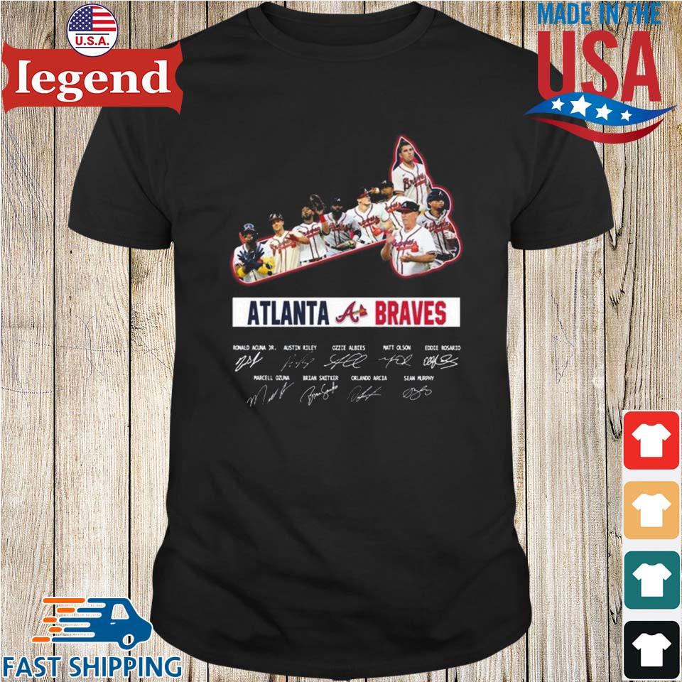 Atlanta Braves Homage Grateful Dead Tri-Blend T-Shirt - Navy
