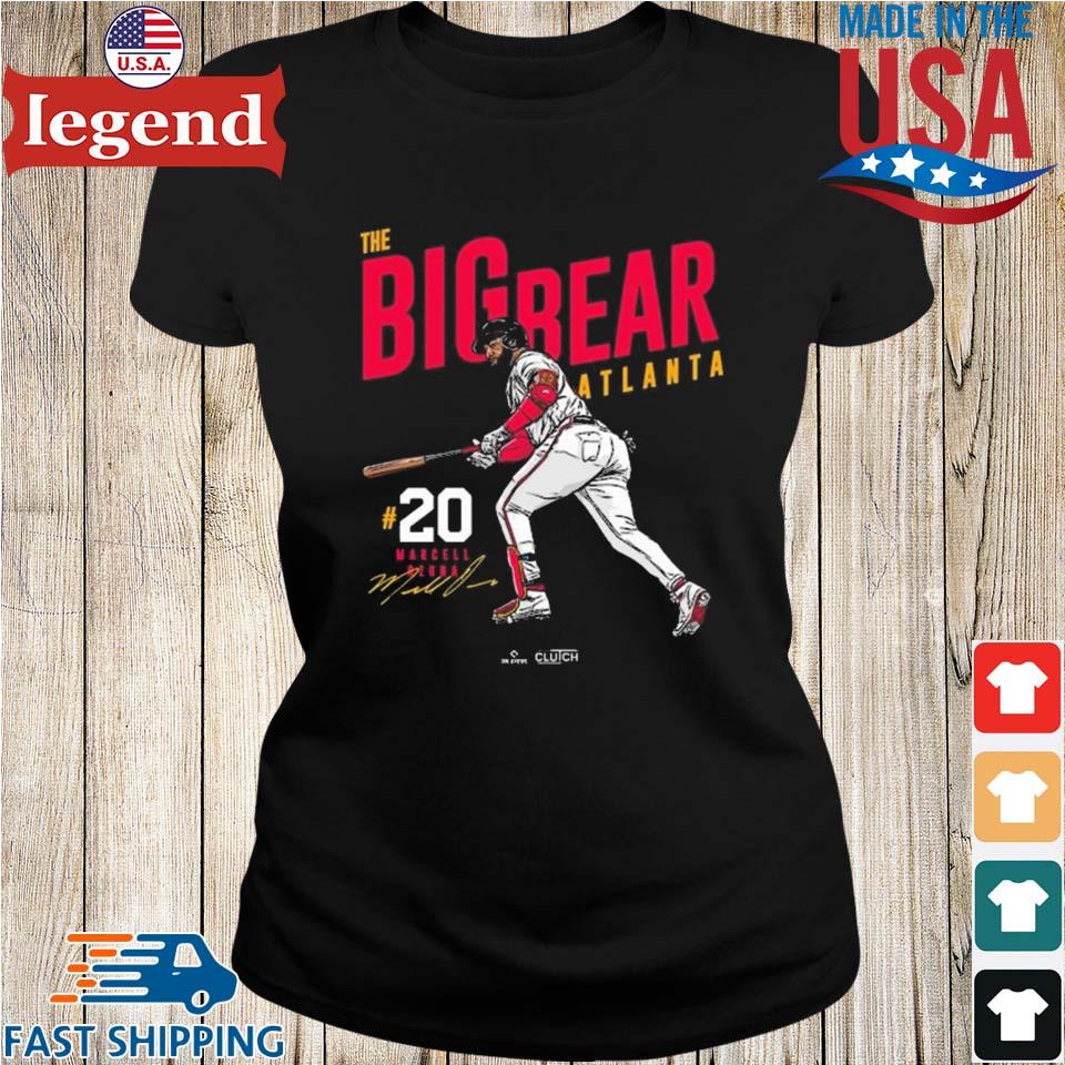 Marcell Ozuna the big bear atlanta signature shirt, hoodie, sweater and  long sleeve