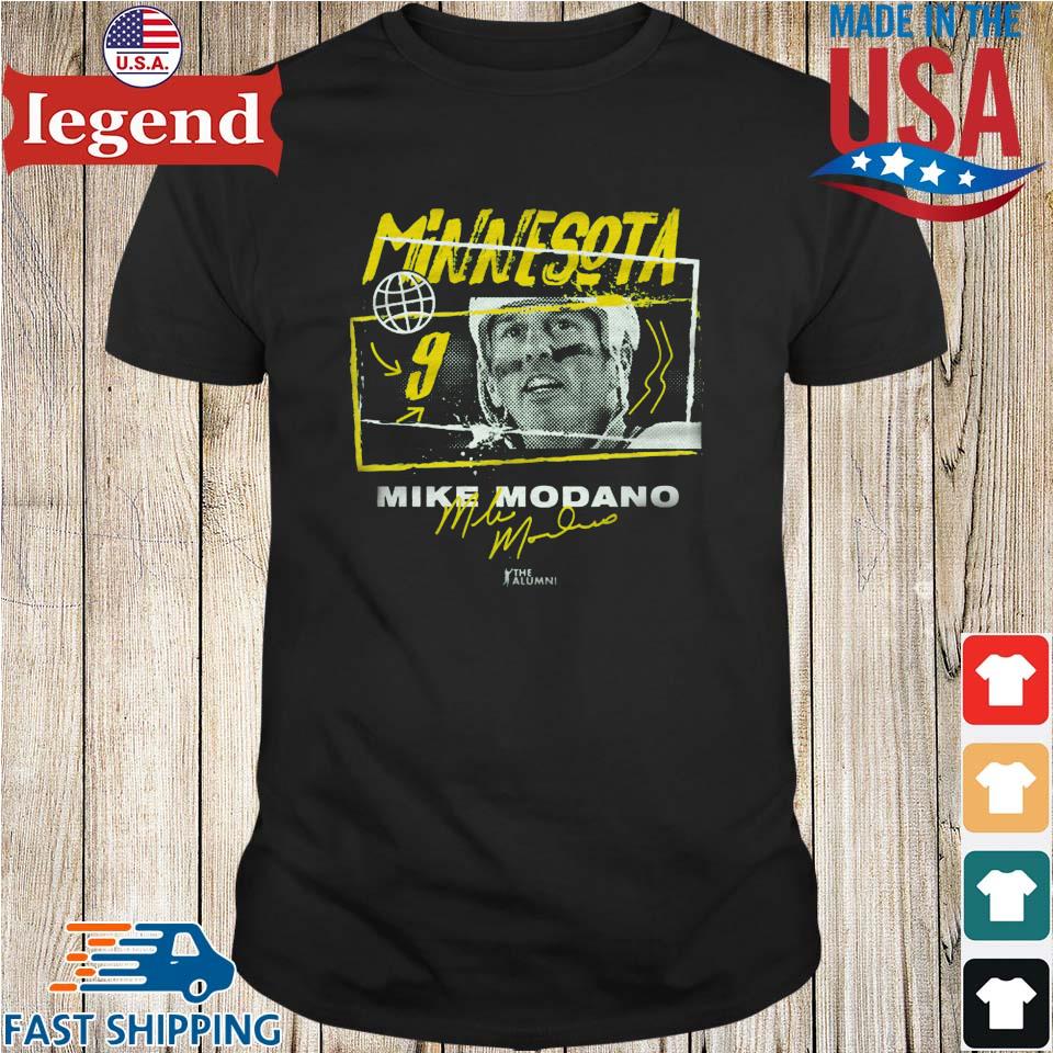Number 9 Minnesota Retro Mike Modano Signature shirt, hoodie, sweater, long  sleeve and tank top