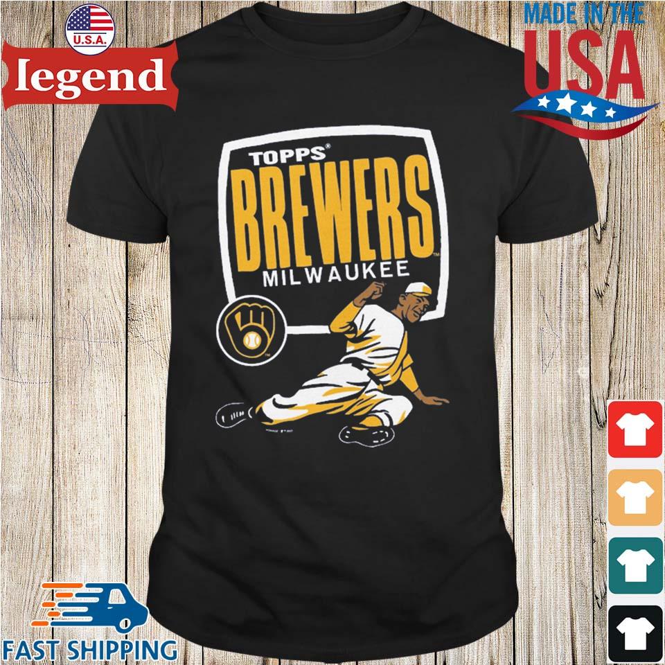 Topps Milwaukee Brewers Baseball Shirt