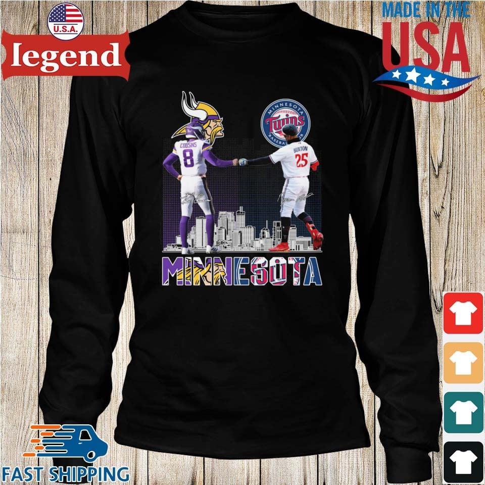 Minnesota Vikings Cousins And Twins Buxton T Shirt - Growkoc