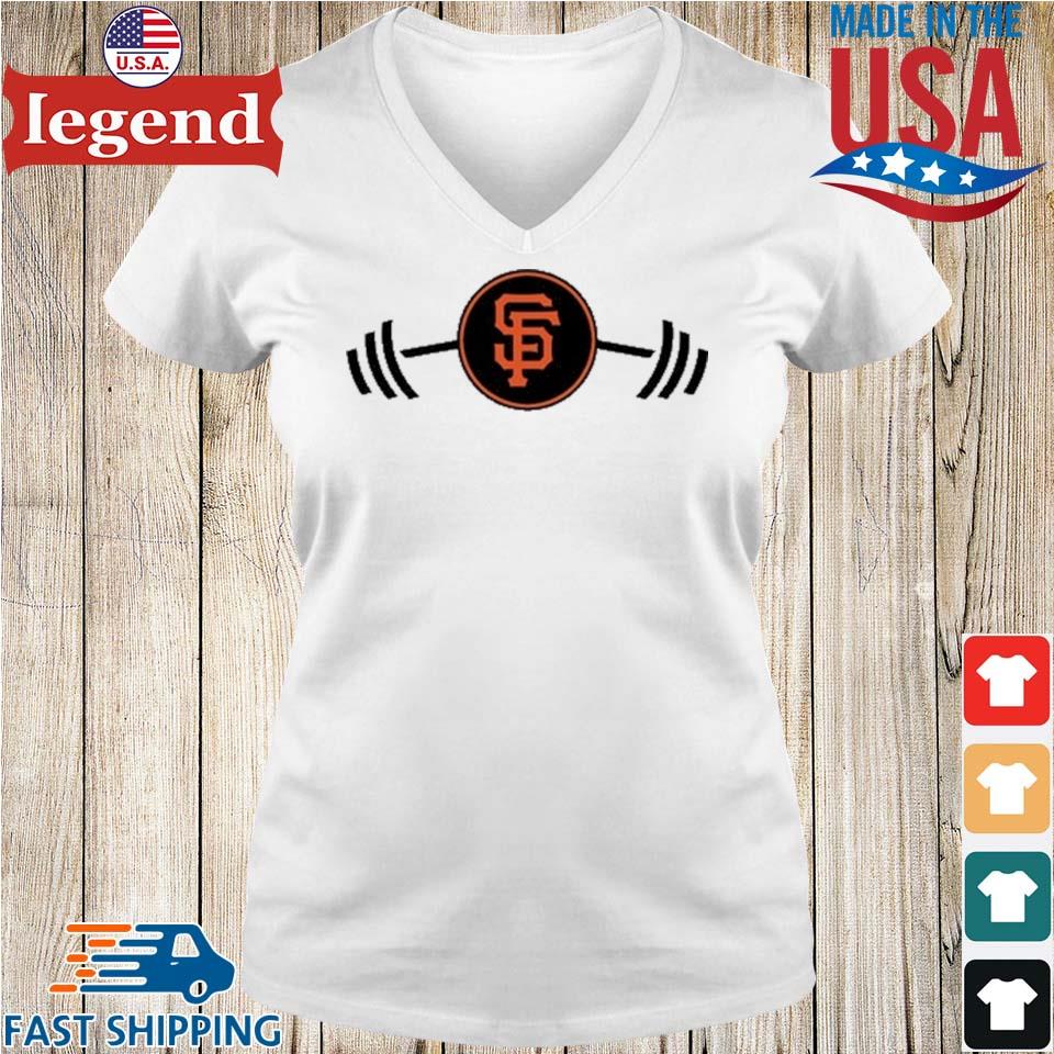 Mitch Haniger Wearing San Francisco Giants Barbell T-shirt,Sweater