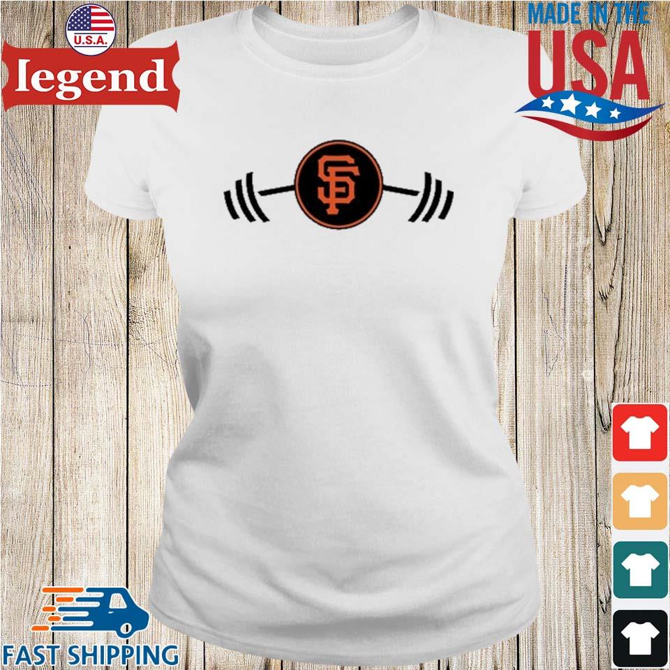 Mitch Haniger Wearing San Francisco Giants Barbell T-shirt,Sweater, Hoodie,  And Long Sleeved, Ladies, Tank Top