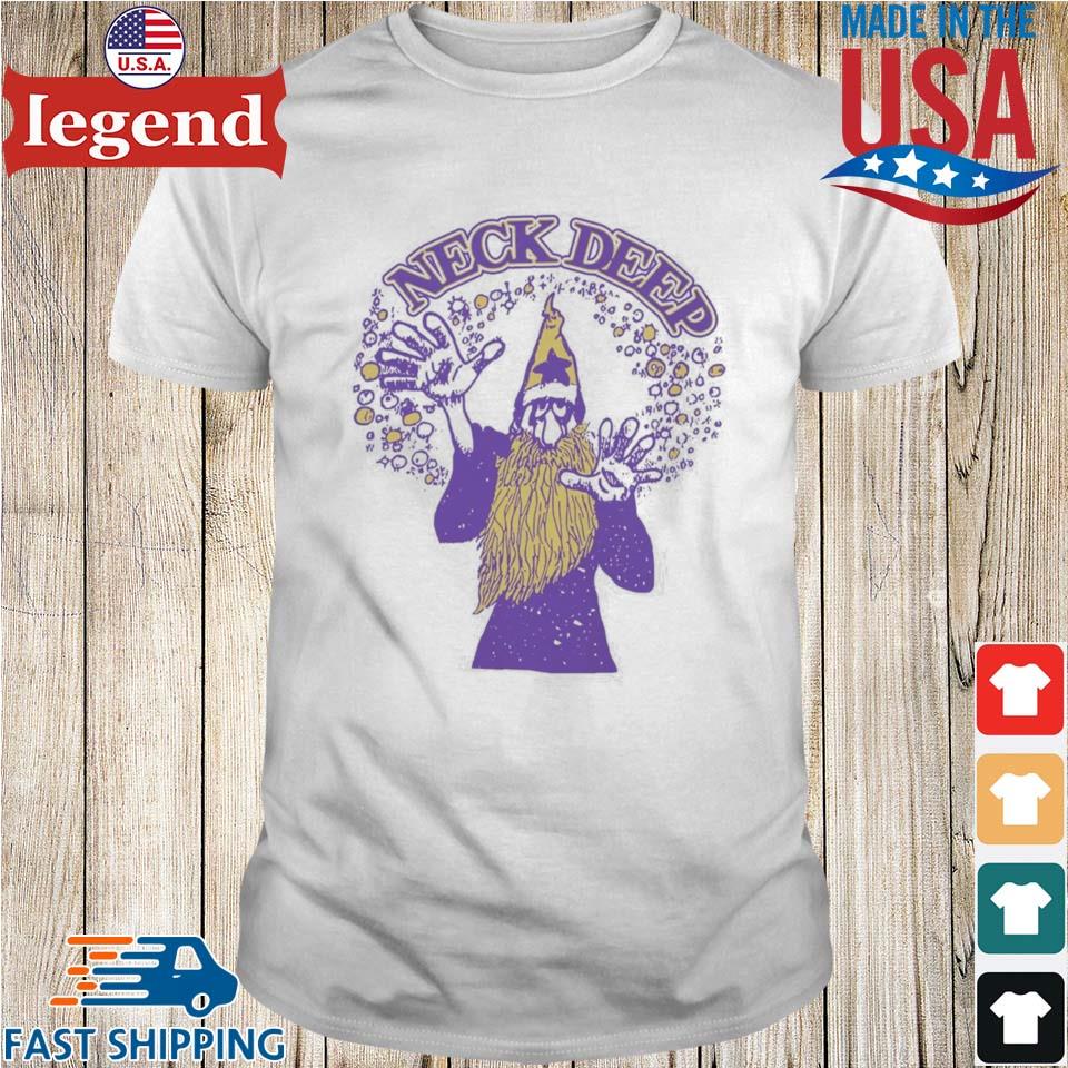 Neck Deep Merch Neck Deep Wizard T-shirt,Sweater, Hoodie, And Long