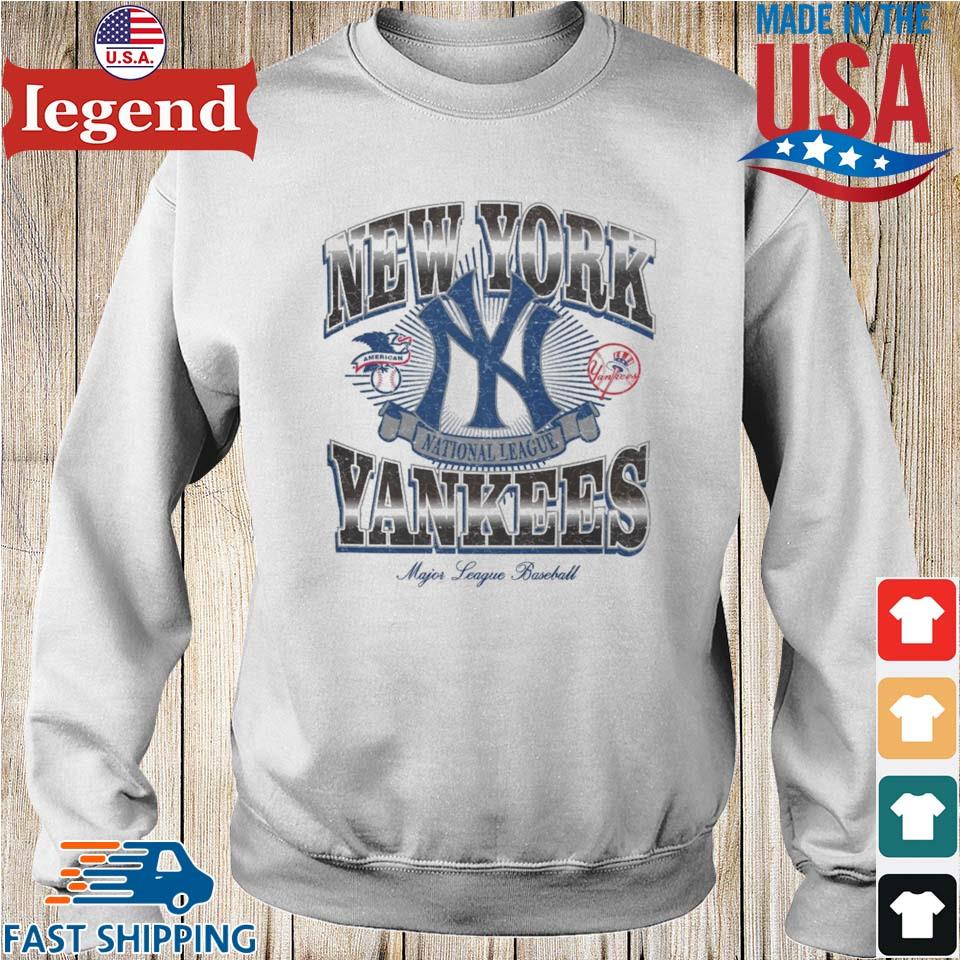 New Era Girl's New York Yankees Gray Long Sleeve T-Shirt